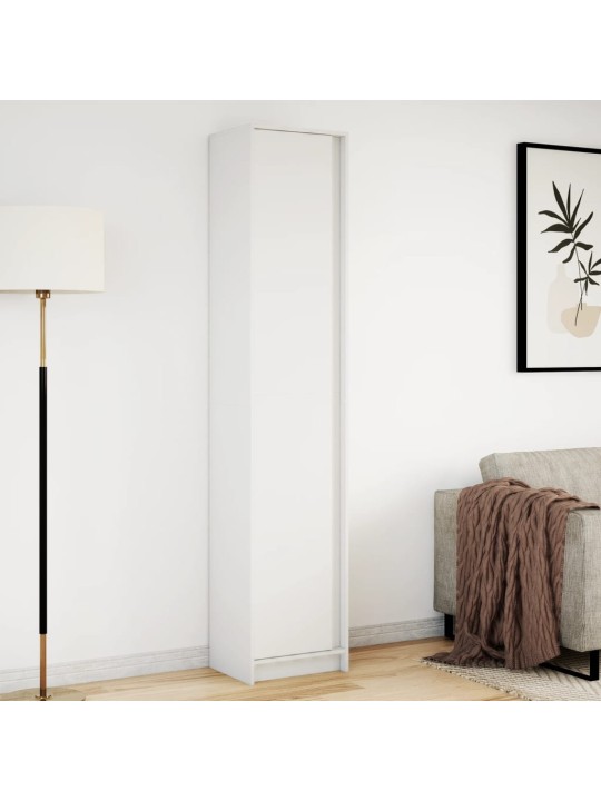 Augstais skapītis ar led, balts, 41,5x32,5x200 cm