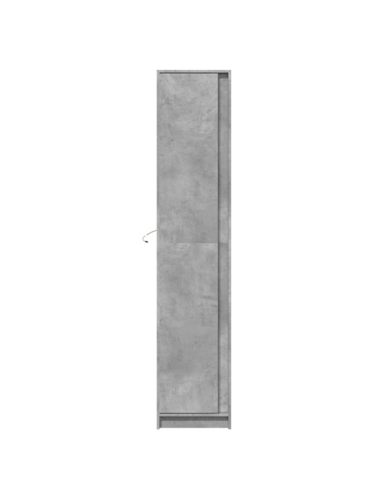 Augstais skapītis ar led, betona pelēks, 41,5x32,5x200 cm