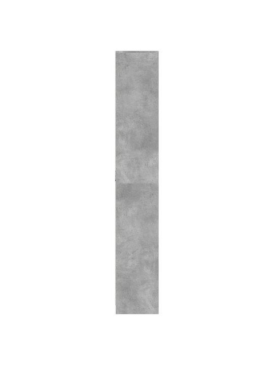 Augstais skapītis ar led, betona pelēks, 41,5x32,5x200 cm