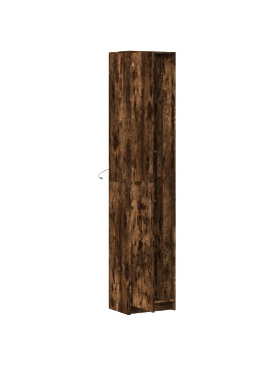 Augstais skapītis ar led, ozolkoka krāsa, 41,5x32,5x200 cm