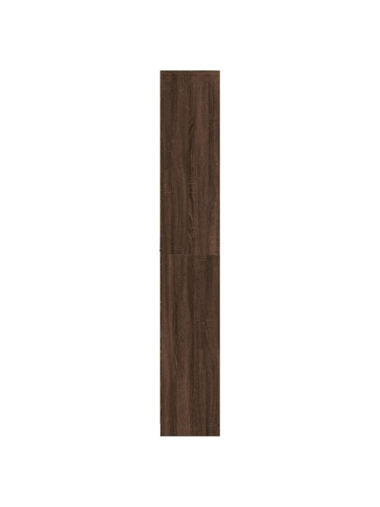 Augstais skapītis ar led, brūna koka krāsa, 41,5x32,5x200 cm
