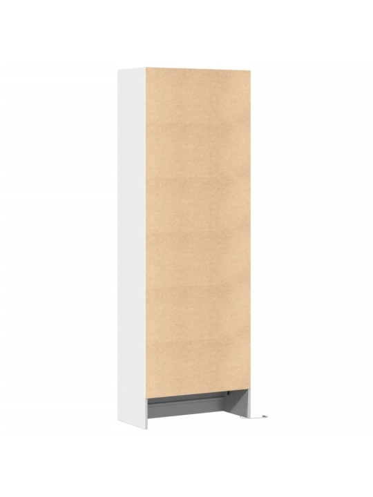 Augstais skapītis ar led, balts, 69x32,5x200 cm