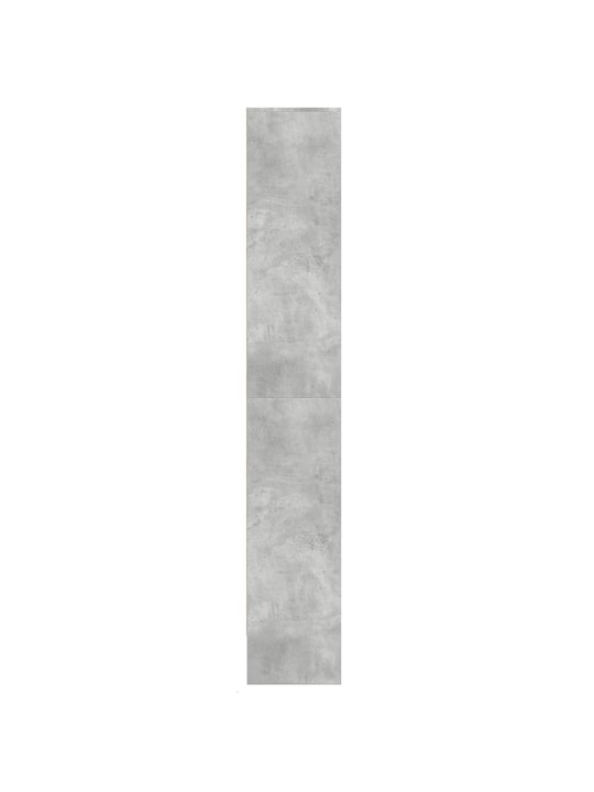 Augstais skapītis ar led, betona pelēks, 69x32,5x200 cm