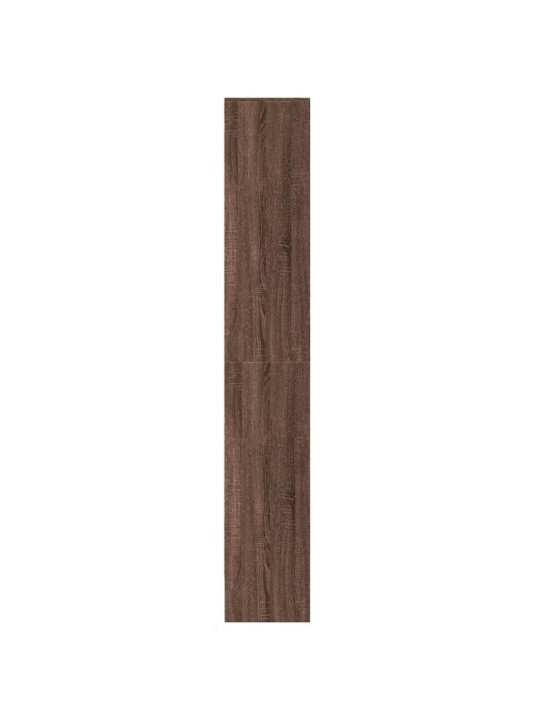 Augstais skapītis ar led, brūna koka krāsa, 69x32,5x200 cm