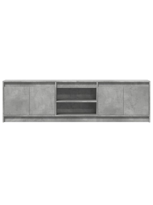 Tv skapītis ar led, pelēks, 180x34x50 cm, inženierijas koks