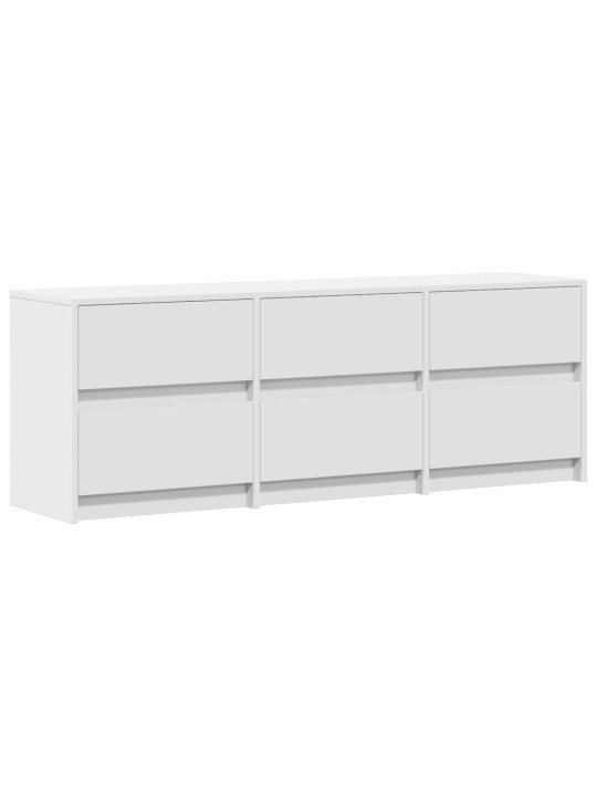 Tv skapītis ar led, balts, 140x34x50 cm, inženierijas koks