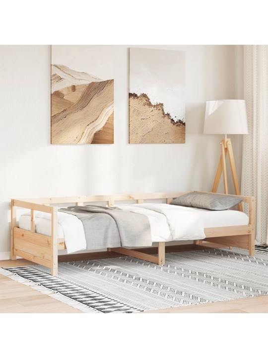Dīvāngulta, dabīga, 90x200 cm, priedes masīvkoks
