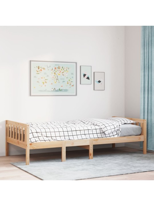 Bērnu gulta bez matrača, 80x200 cm, priedes koks