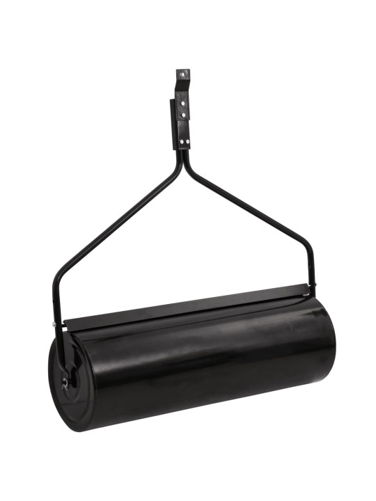 Zālāja rullis ar aeratoru, melns, 63 l, dzelzs