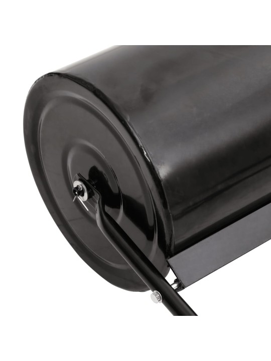Zālāja rullis ar aeratoru, melns, 63 l, dzelzs