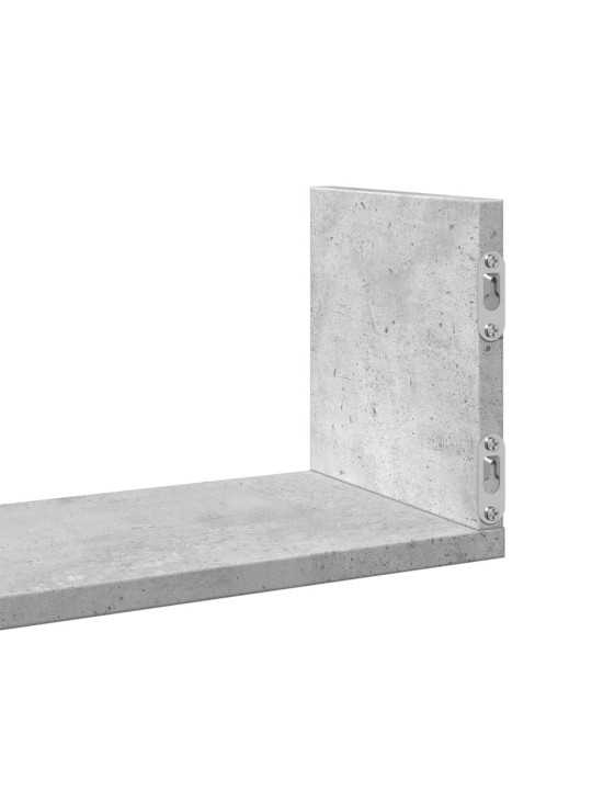 Sienas plaukti, 3 gab., 58x18x18 cm, inženierijas koks
