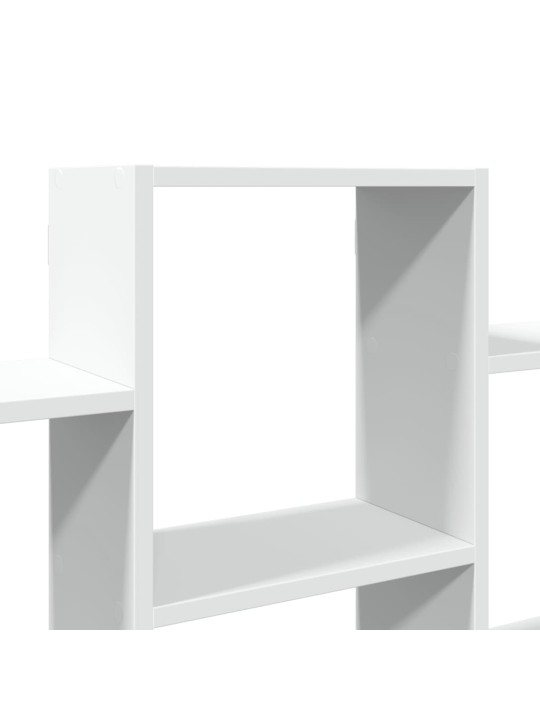 Sienas plaukts, balts, 159x18x66 cm, inženierijas koks