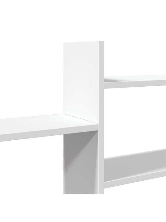 Sienas plaukts, balts, 167,5x18x68 cm, inženierijas koks