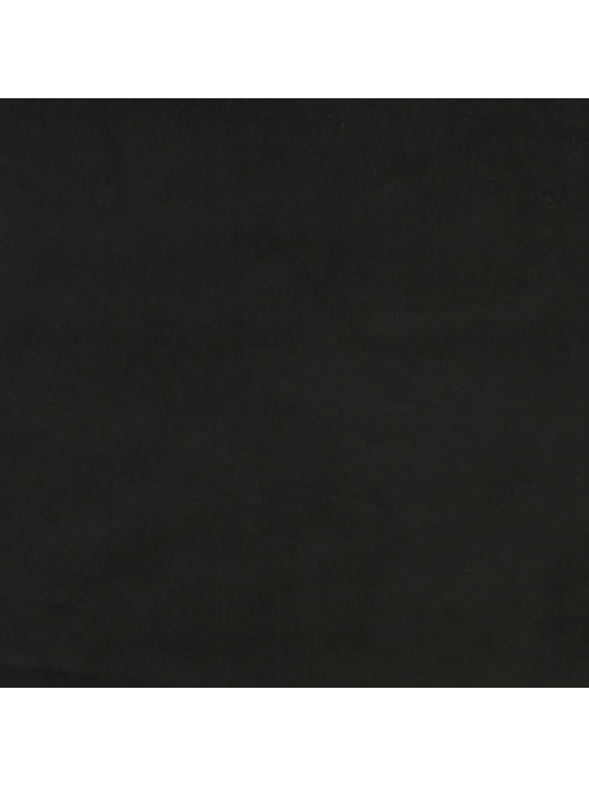 Kabatu atsperu matracis, melns, 120x220x20 cm, samts