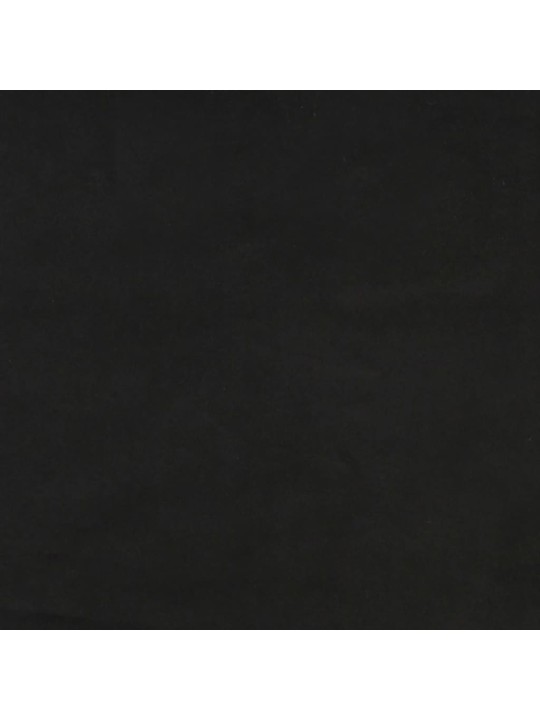 Kabatu atsperu matracis, melns, 160x220x20 cm, samts