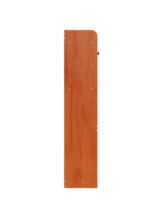 Galvgalis ar plauktiem, vaska brūns, 100 cm, priedes masīvkoks
