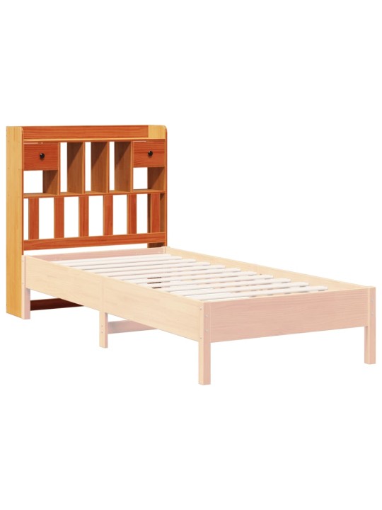 Galvgalis ar plauktiem, vaska brūns, 100 cm, priedes masīvkoks