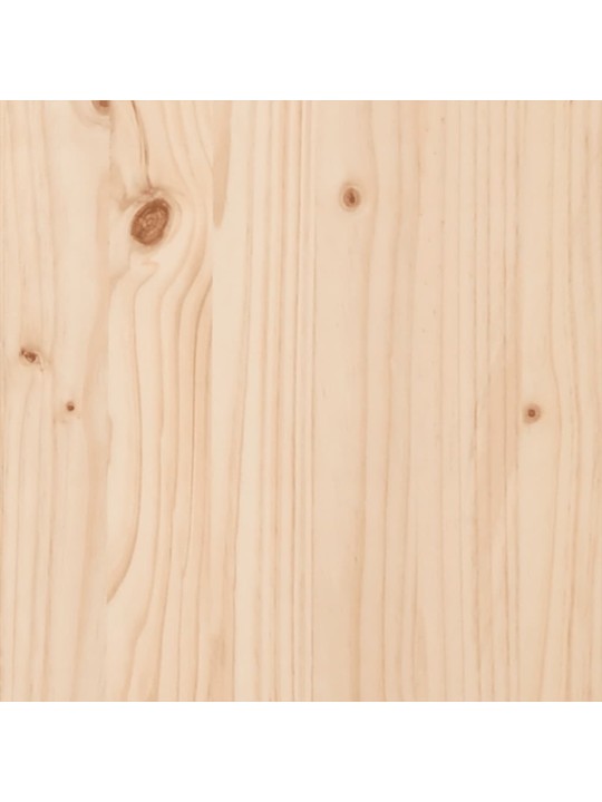 Trīsstāvu gulta, 200x200/80x200 cm, priedes masīvkoks