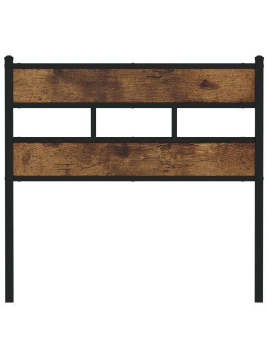 Galvgalis, ozolkoka krāsa, 90 cm, dzelzs un inženierijas koks