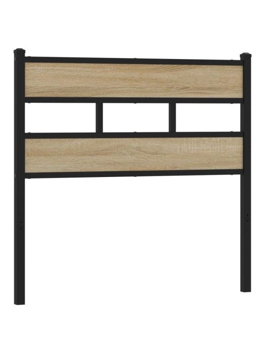 Galvgalis, ozolkoka krāsa, 90 cm, dzelzs un inženierijas koks