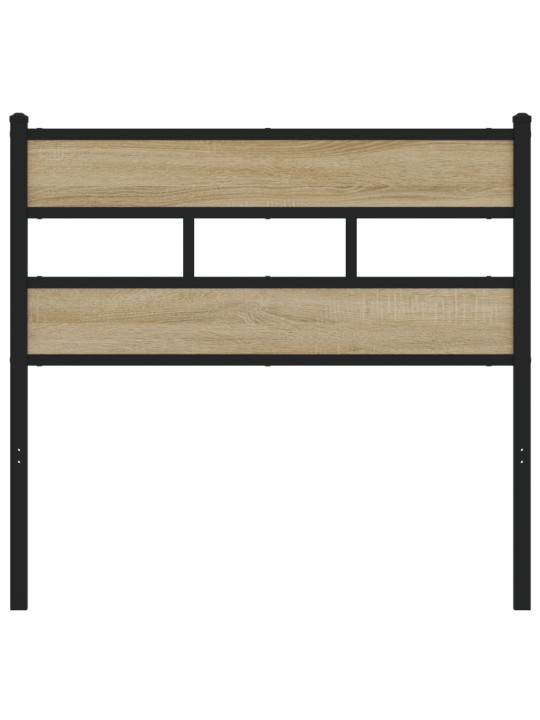 Galvgalis, ozolkoka krāsa, 90 cm, dzelzs un inženierijas koks