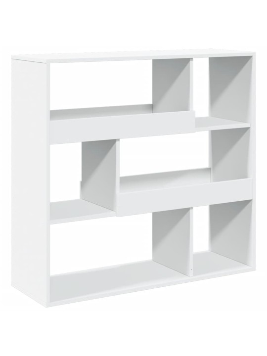 Grāmatu plaukts, balts, 100x33x94,5 cm