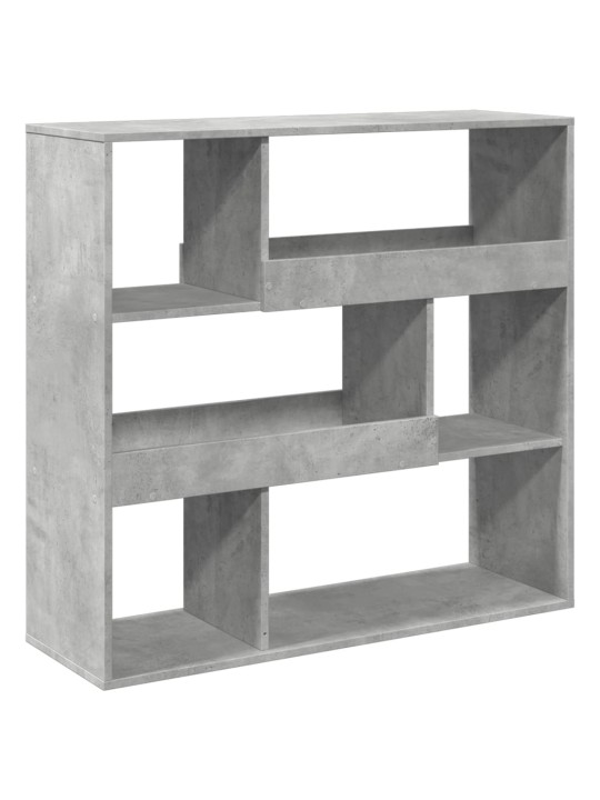 Grāmatu plaukts, betona pelēks, 100x33x94,5 cm