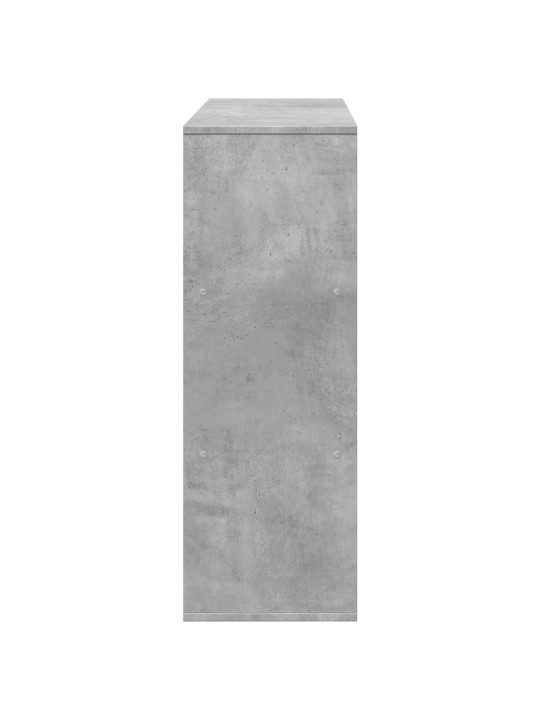 Grāmatu plaukts, betona pelēks, 100x33x94,5 cm