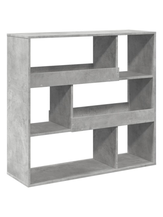 Grāmatu plaukts, betona pelēks, 100x33x94,5 cm