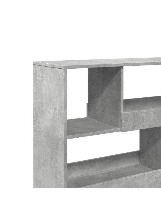 Grāmatu plaukts, betona pelēks, 100x33x94,5 cm