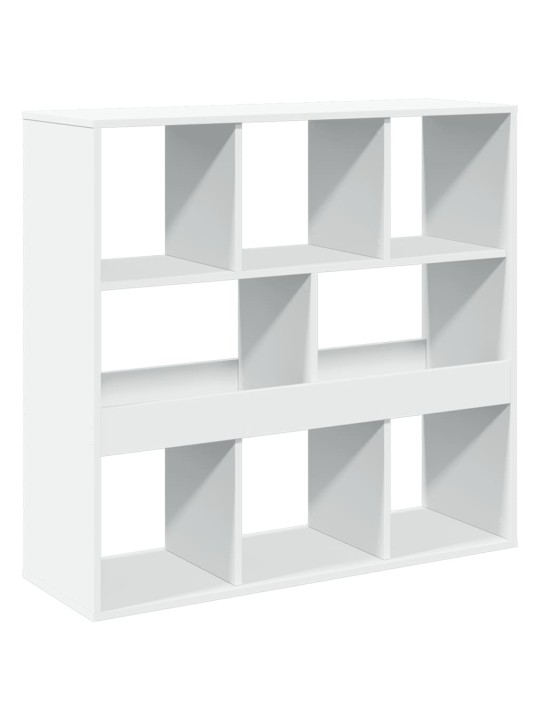 Grāmatu plaukts, balts, 100x33x94,5 cm