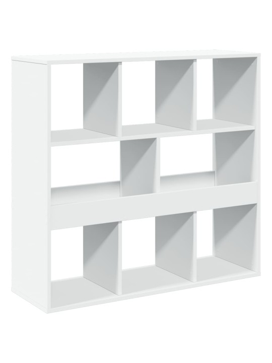 Grāmatu plaukts, balts, 100x33x94,5 cm