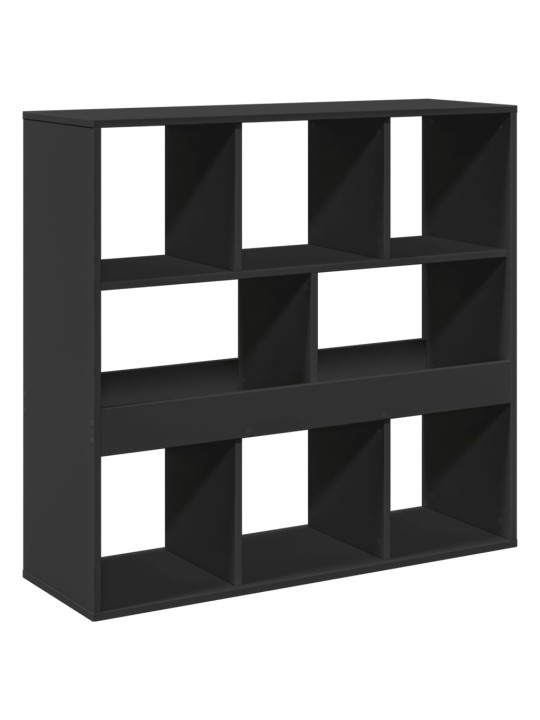 Grāmatu plaukts, melns, 100x33x94,5 cm