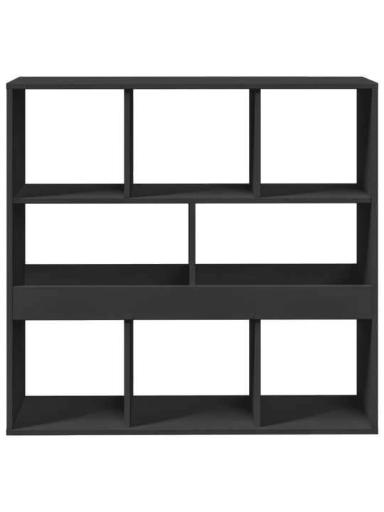 Grāmatu plaukts, melns, 100x33x94,5 cm