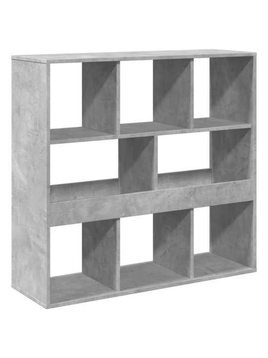 Grāmatu plaukts, betona pelēks, 100x33x94,5 cm