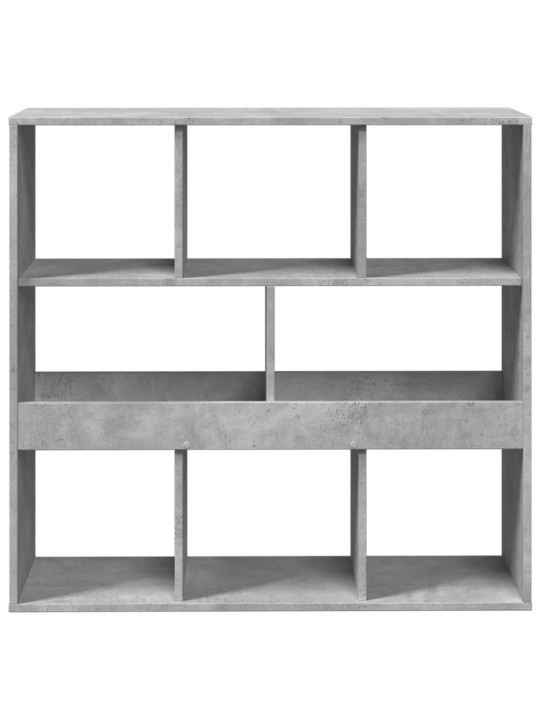 Grāmatu plaukts, betona pelēks, 100x33x94,5 cm