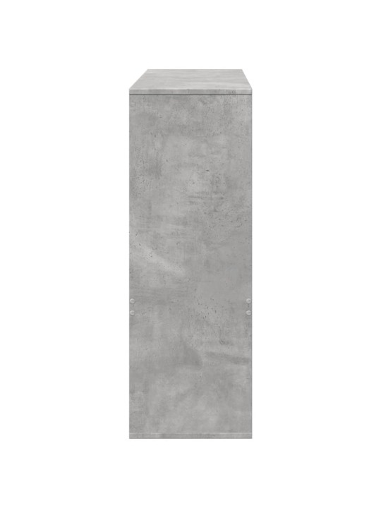 Grāmatu plaukts, betona pelēks, 100x33x94,5 cm