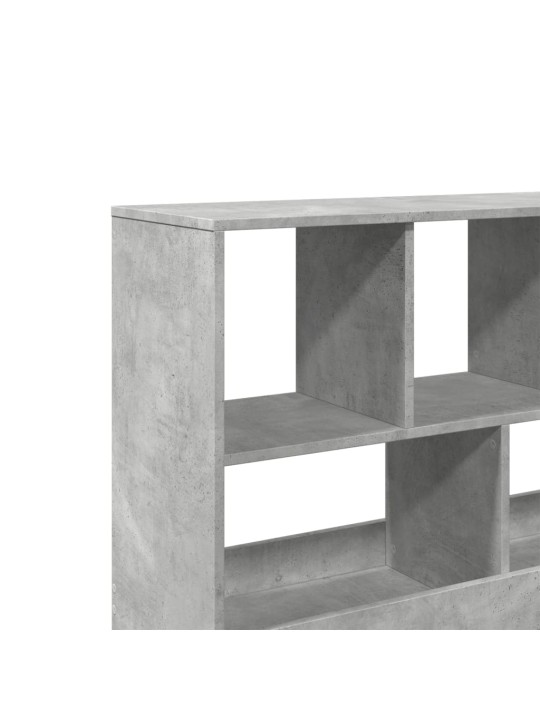 Grāmatu plaukts, betona pelēks, 100x33x94,5 cm