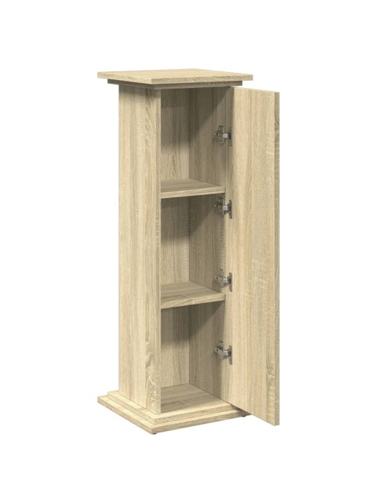 Displeja statīvs ar glabāšanas 31x30x90 cm inženierijas koks
