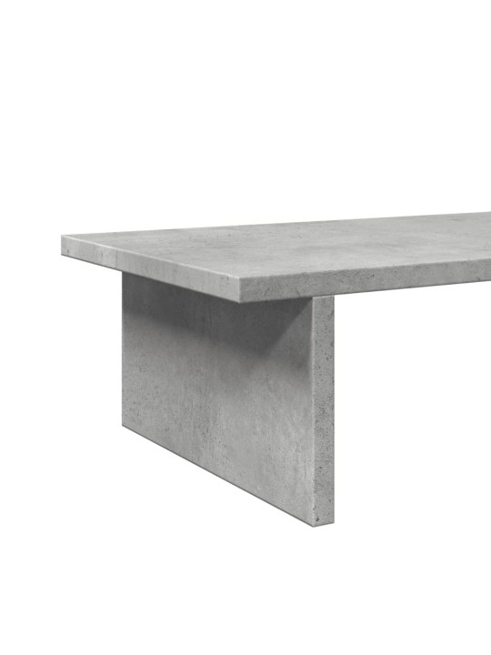 Monitora paliktnis, pelēks, 100x27x15 cm, inženierijas koks