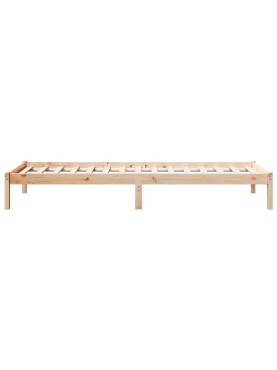 Gulta bez matrača, īpaši gara, 80x210 cm, priedes koks