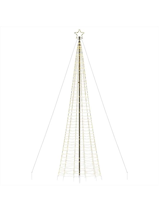 LED Ziemassvētku eglīte ar tapas 1534 LED Silti Balta 500 cm