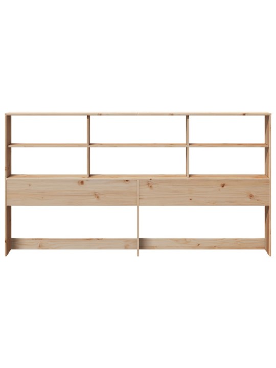 Galvgalis ar plauktiem, 200 cm, priedes masīvkoks