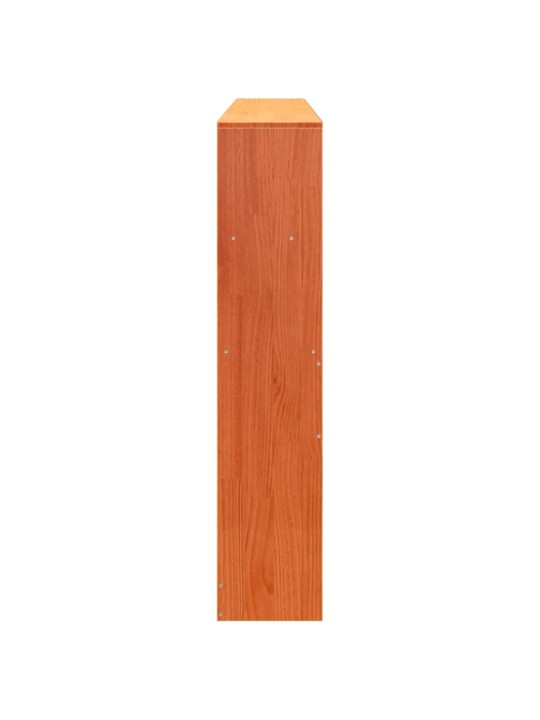 Galvgalis ar plauktiem, vaska brūns, 200 cm, priedes masīvkoks