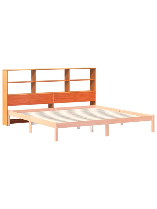 Galvgalis ar plauktiem, vaska brūns, 200 cm, priedes masīvkoks