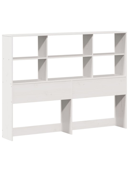 Galvgalis ar plauktiem, balts, 150 cm, priedes masīvkoks