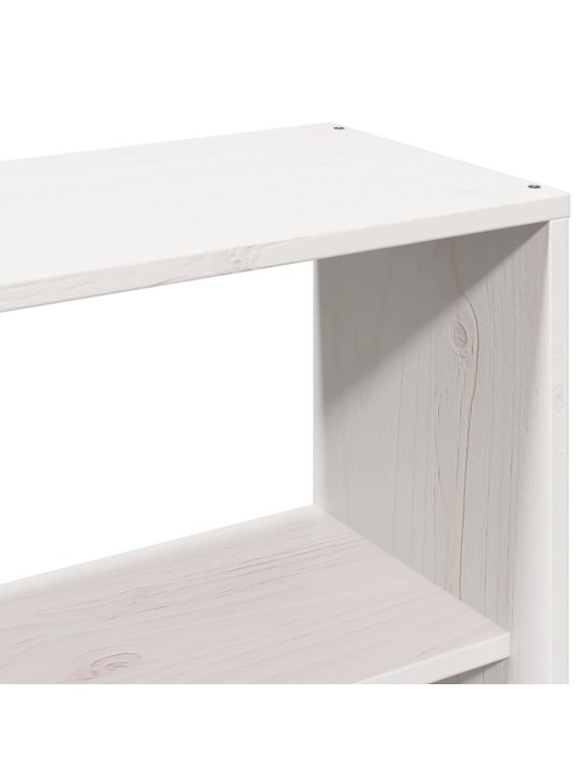Galvgalis ar plauktiem, balts, 150 cm, priedes masīvkoks