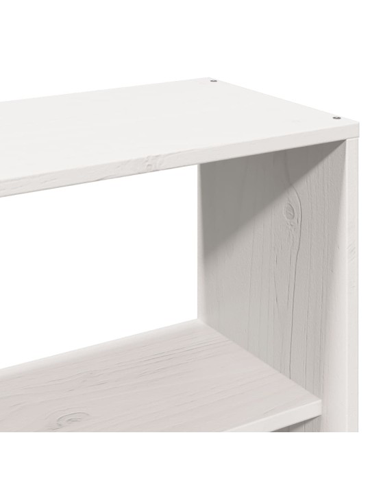 Galvgalis ar plauktiem, balts, 140 cm, priedes masīvkoks