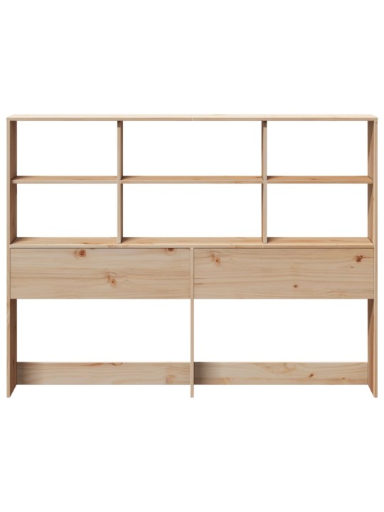 Galvgalis ar plauktiem, 120 cm, priedes masīvkoks