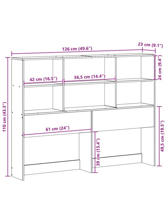 Galvgalis ar plauktiem, 120 cm, priedes masīvkoks